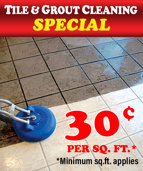 Tile and Grout Cleaning Special